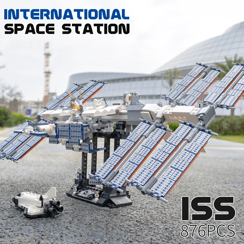 

876pcs Ideas International Space Station Building Blocks Kit 21321 Bricks Classic Movie Model Kids Toys Boys Toy Children Gift