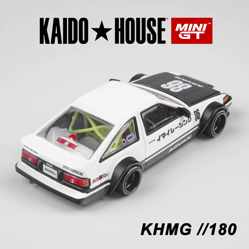 카이도 하우스 AE86 스프린터 트루에노 이마이 레이싱 V1 196 합금 자동차 모델 180 체이스