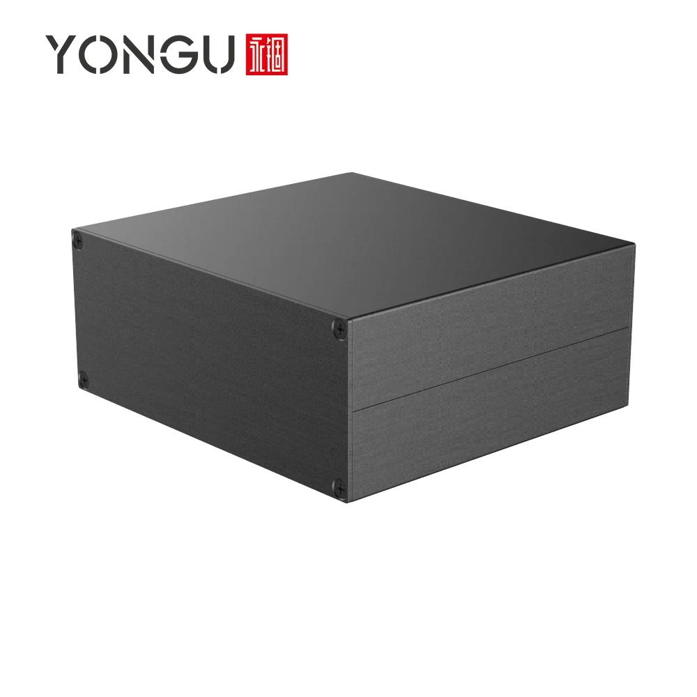 분할형 금속 배터리 박스, CNC 밀링 머신 부품, 전자 하우징, 전원 공급 장치 H23 용 DIY 인클로저 케이스, 125x51mm