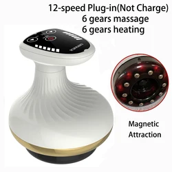 Universal Electric Meridian Brush and Body Massager (6 - Gold plug B)
