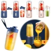 Fruit Juicer USB Rechargeable 400ML Fruit Shakes Juicer Mixer 40W Automatic Small Electric Juicer Wireless Smoothie Blender 1