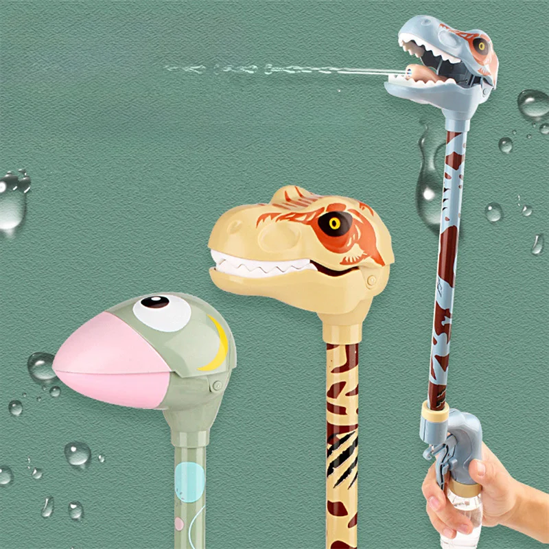 

Детский водяной пистолет-распылитель, водяная пушка для динозавров, уличный бассейн, пляжные аксессуары, прессованный водяной пистолет дальнего действия для стрельбы, игрушка