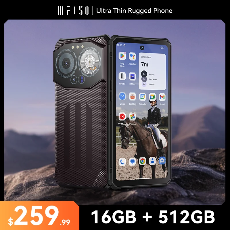 Iif150 b3 pro-頑丈なマシン,デュアルディスプレイ,16GB, 512GB,100mp 