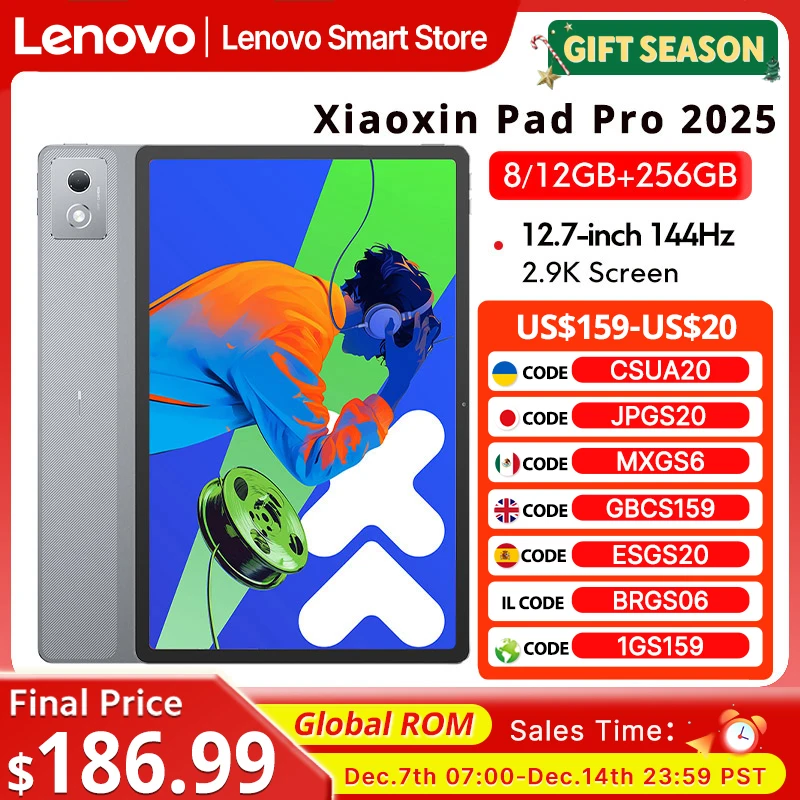 Lenovo Xiaoxin Pad Pro 2025 12.7インチタブレット オリジナル