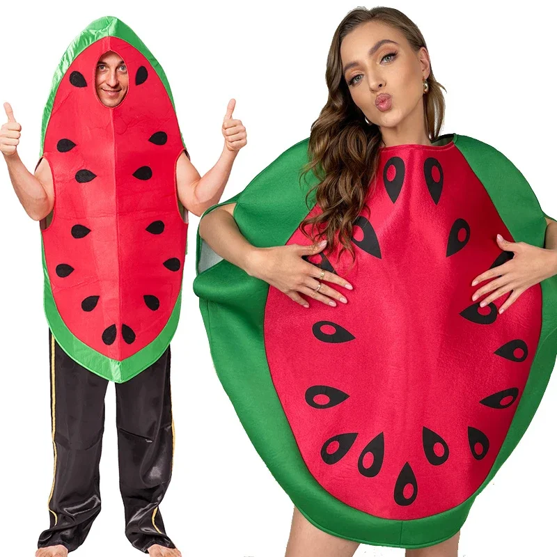 Unisex Donna Uomo Hot Dog Baguette Peperoncino Cupcake Tonno Croissant Patate Pizza Ciambella Fancy Dress Up Coppia di adulti Costume di Halloween - immagine 3