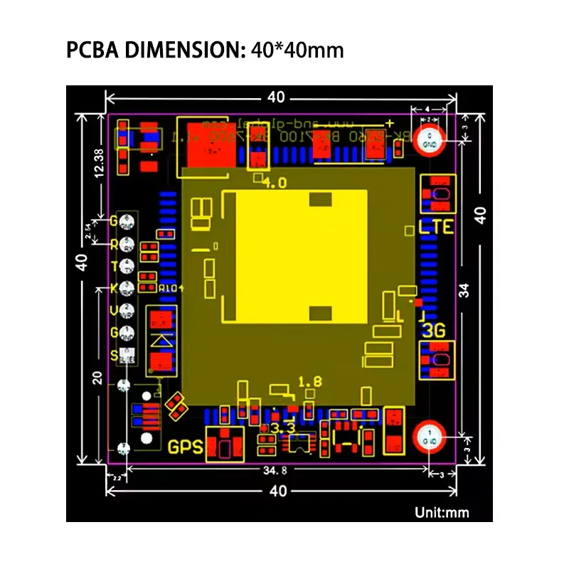 SIMCOM LTE Cat1 SIM7600G R2 브레이크아웃 보드 키트 및 글로벌 디자인