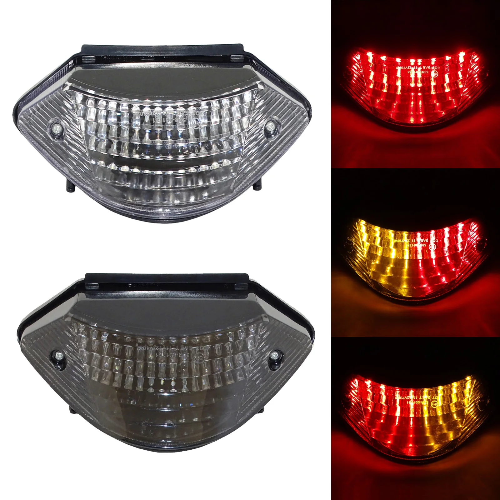 

Сигналы поворотников waase E-Mark, встраиваемый, Led, задний светильник тормозной, для HONDA 599, CB600F, 2003-2006, Hornet, 919, CB900F, 2002-2007