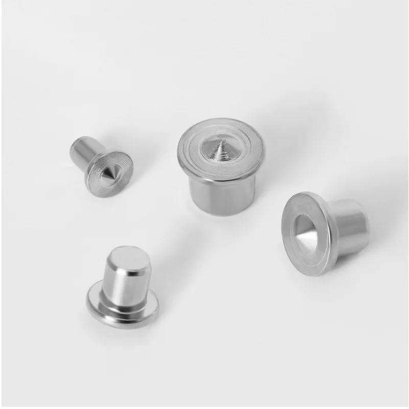 Center Punch Tool Woodworking 1/4 Dowel Tenon Center Set Top Locator Roundwood Punch Wooden Furniture Centering Point Drilling