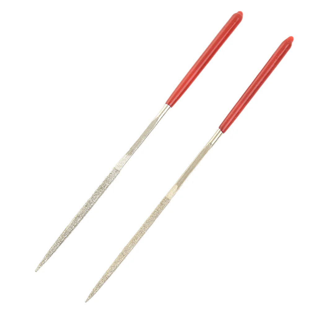 

Квадратная прямоугольная алмазная игла, 2 шт., 3x140 мм, Шлифовальная Пилка Для металла, камня, резьбы по дереву, ручные инструменты