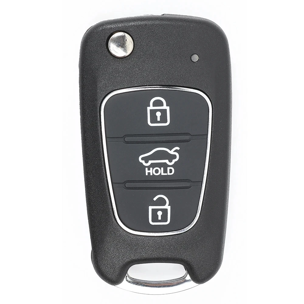 Car Remote Key DIYKEY 3 Buttons 95431-07901 Upgraded For KIA Morning 433MHz ID46 Chip Flip Remote Key Fob SEKS-SA10Tx