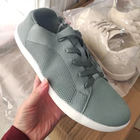 Simple Wide Footed Men's and Women Universal Mesh Breathable Sports Shoes Lightweight Soft Sole Zero Drop Sole Casual Flat Shoes - Image 5
