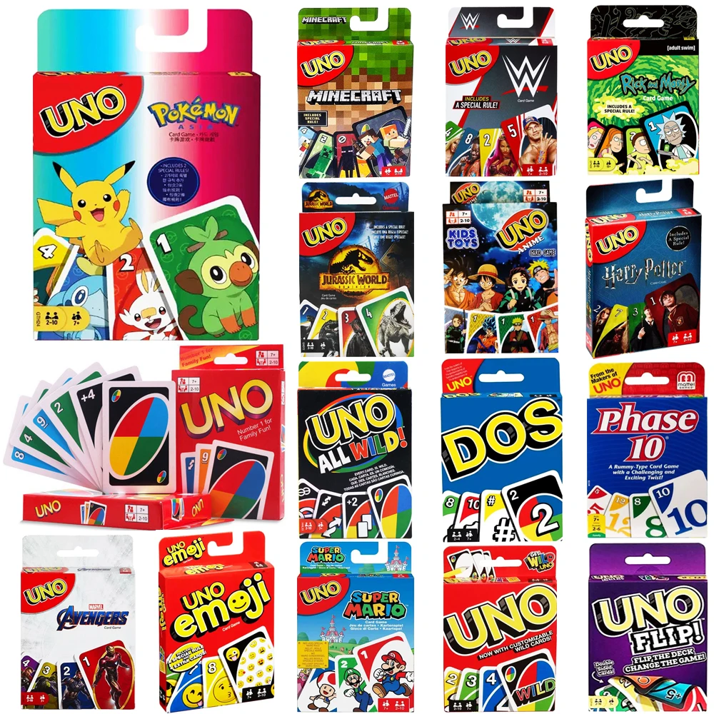 new UNO Board Game Frozen Nightmare Before Christmas uno Card Game Marvel  Avengers Kids Toys Playing Cards for Adults Party Gift - AliExpress
