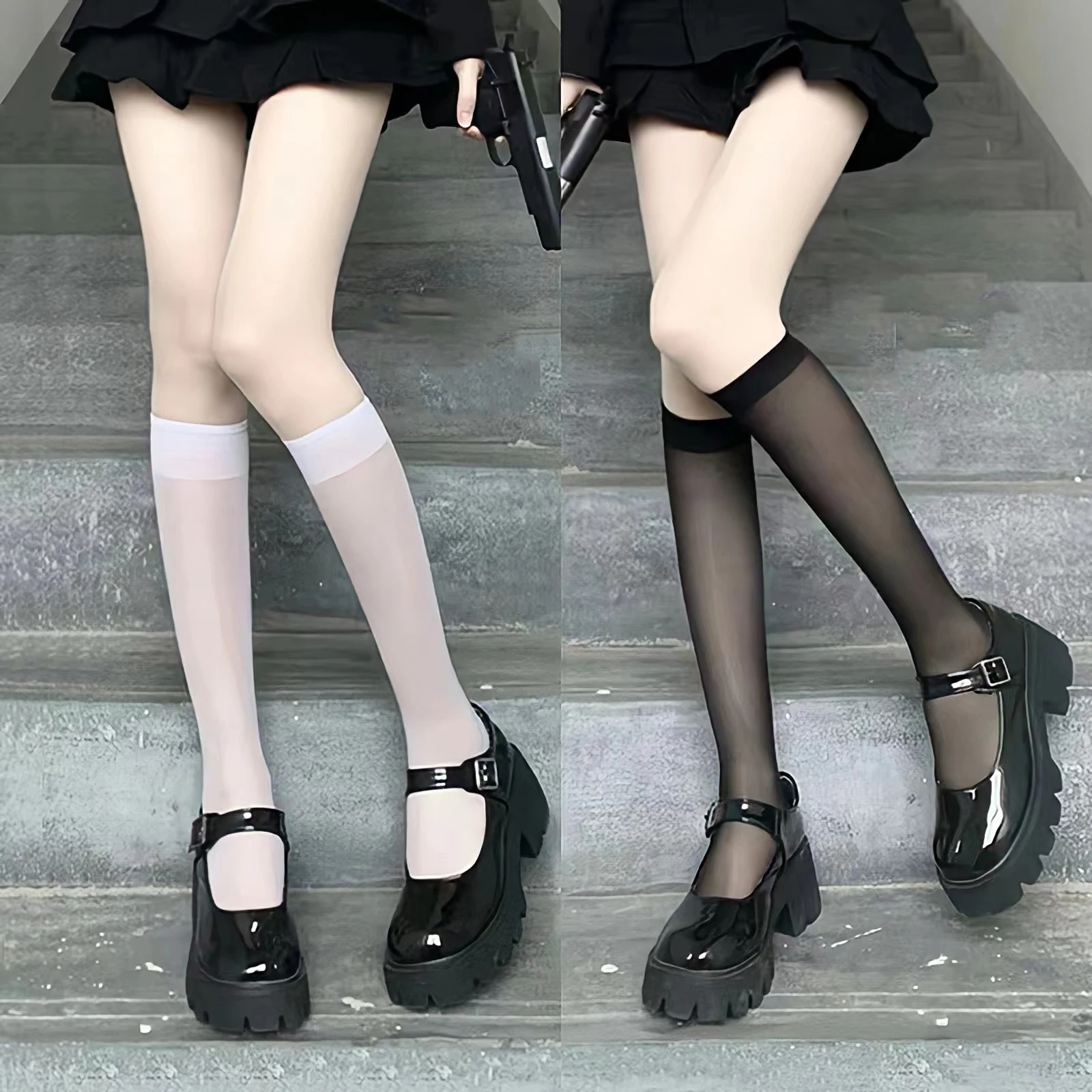 45cm-white black