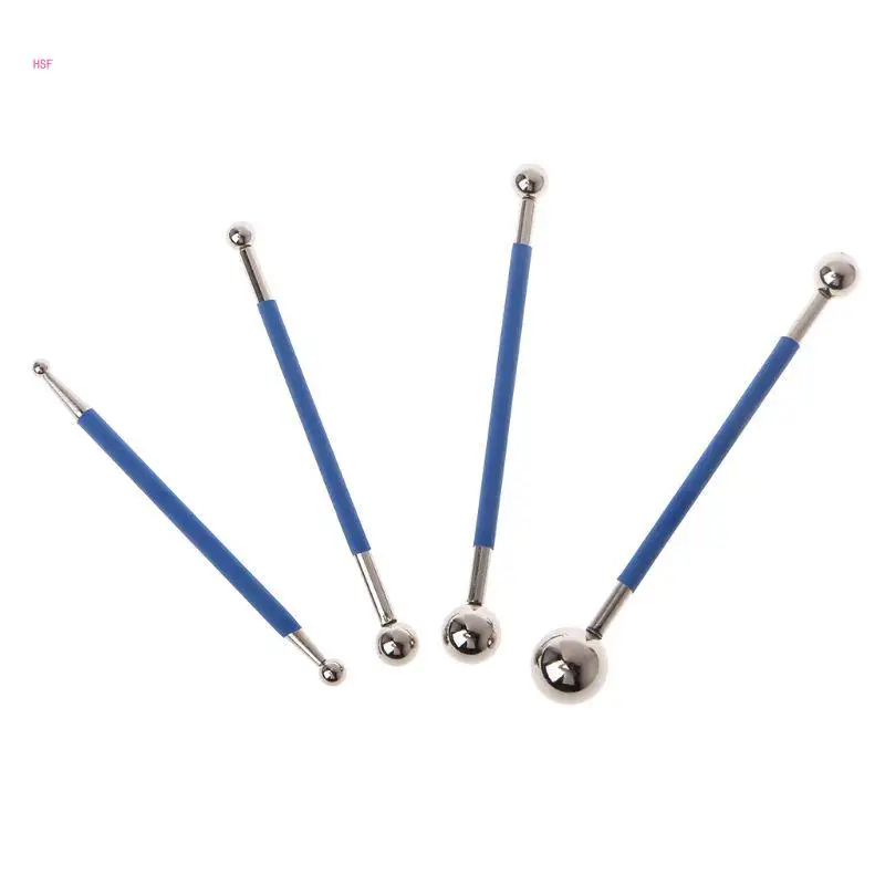 Tile Grout Repair Stick 4PCS/SET Dual Stainless Steel Pressed Ball Tile Grout Glue Gaps Repairing