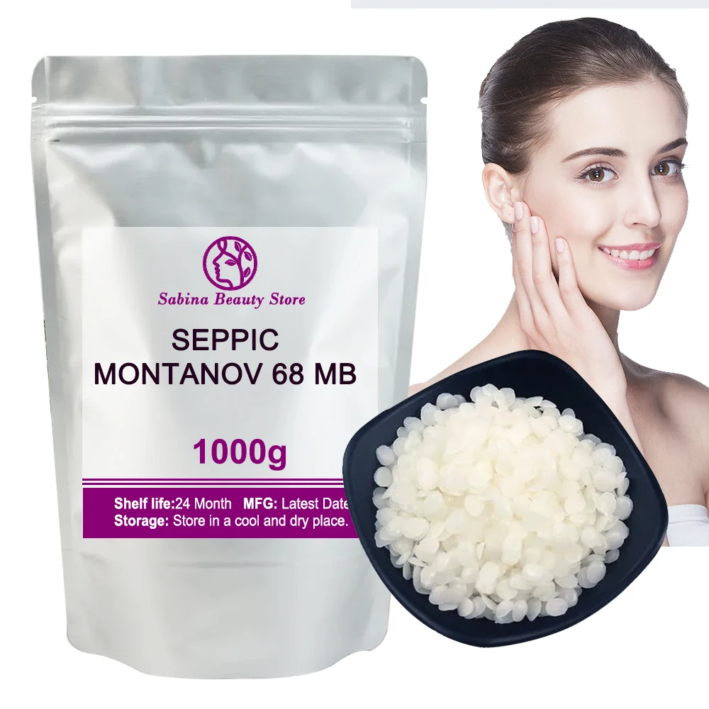 MONTANOV-emulador de Alcohol cetílico, cera emuladora cosmética de glucósido y estearil, suministro en caliente, 68 MB