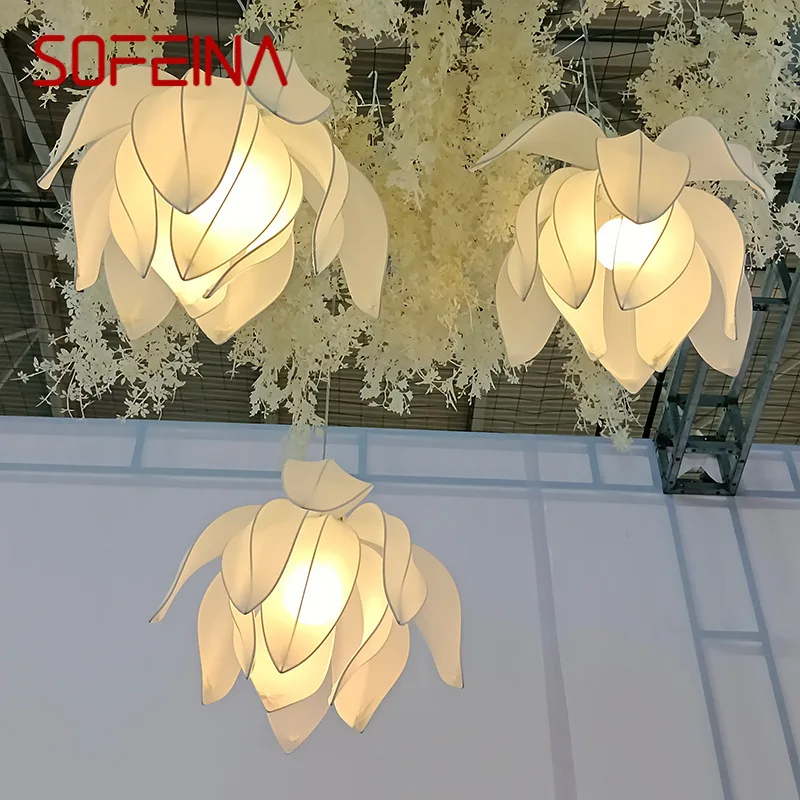 

SOFEINA Modern Wedding Lights Festive Atmosphere LED Evening Stage Roads Flower Fresh Background DecorationItem