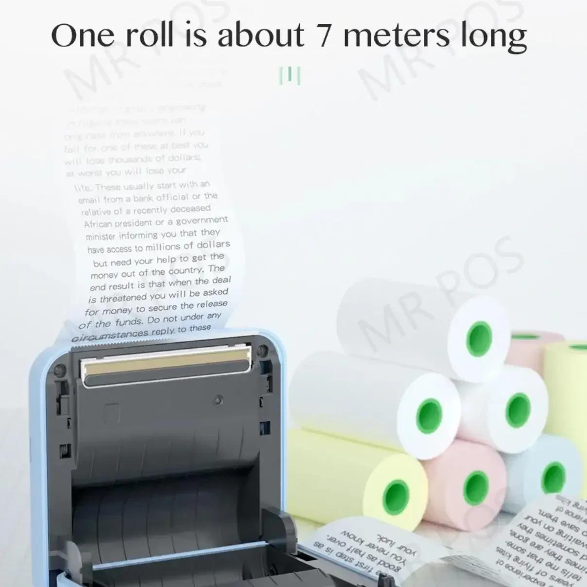 Thermal Sticker Paper Printable Sticker Paper Sticker Paper Peripage Self-Adhesive Thermal Paper Printable Sticker Label Papers Clear Print For Poooli Papeang Printer For Phone Photo lable