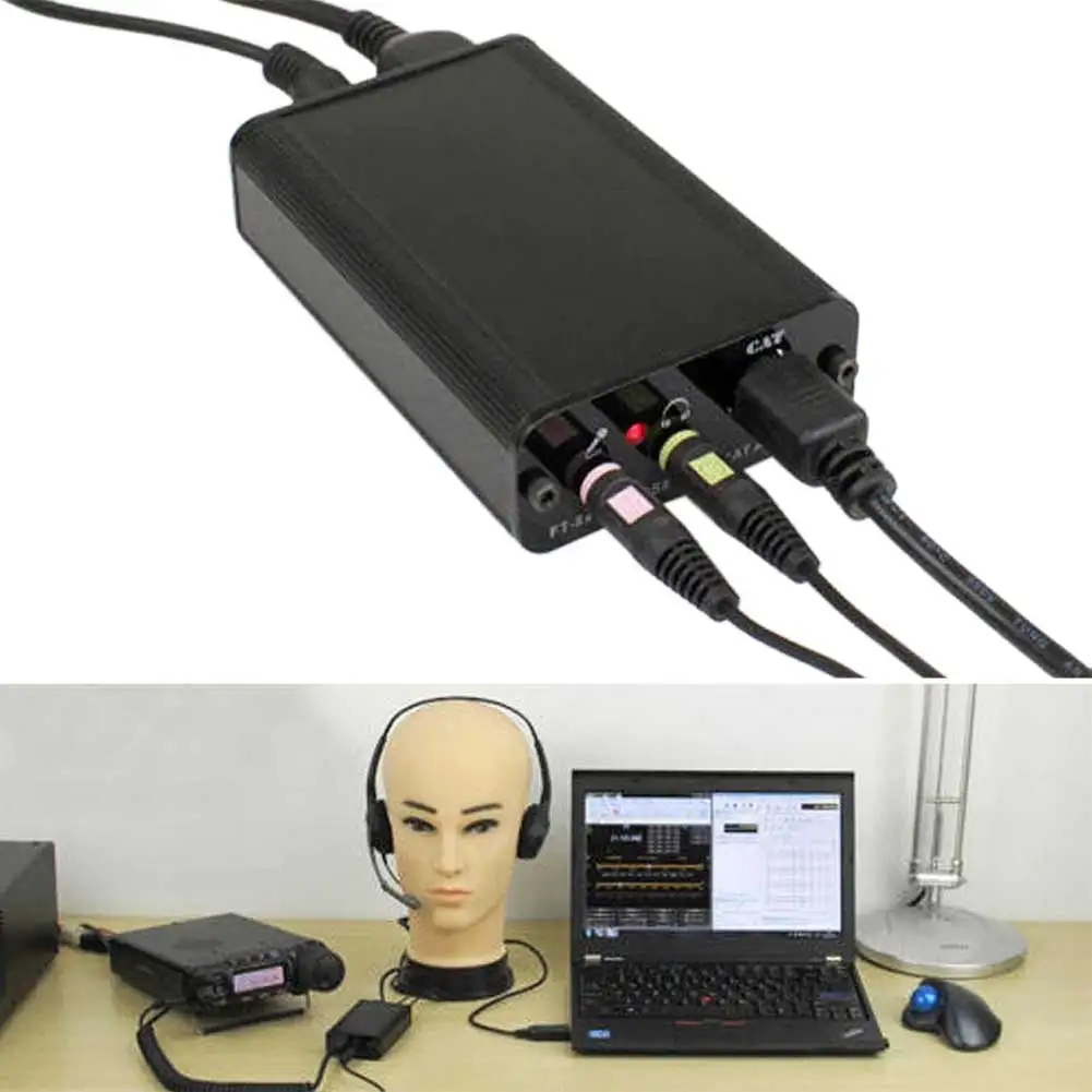 

To FT-818ND FT-857 FT-891 CAT Adapter Home Connector Multifunctional Headphone Microphone Accessory For Computer Speakers