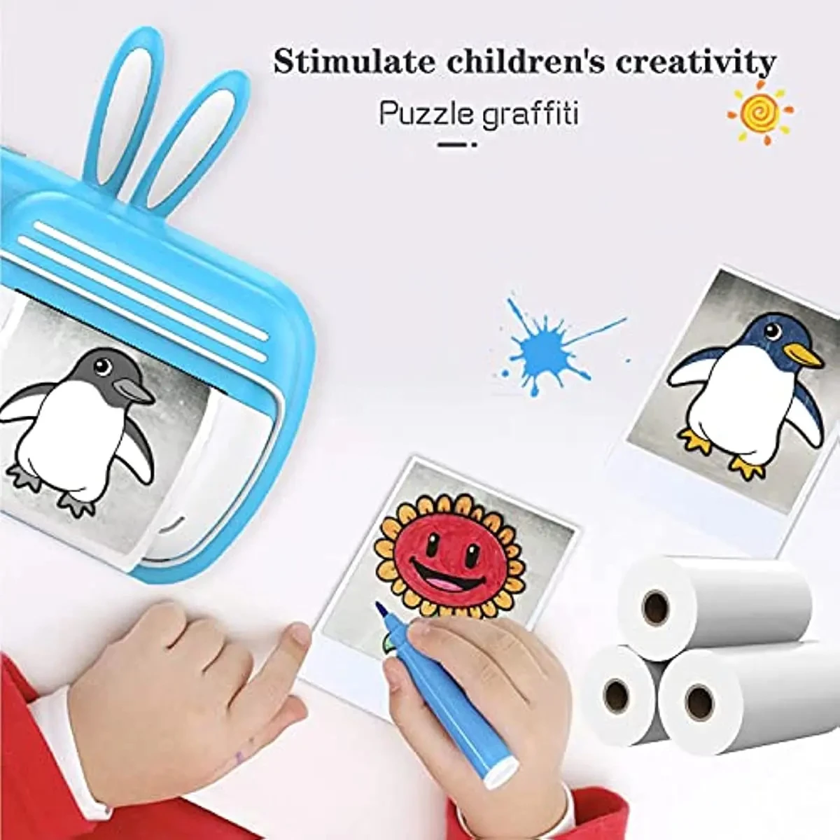 Instant Camera Refill Paper Instant Camera Paper 57x30mm Thermal Print Paper Instant Camera Refill 6 Rolls Most Kids Instant Camera Supplies