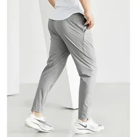 Pantalons de course pour hommes vêtements de Sport pantalons de survêtement de Jogging séchage rapide mince survêtement élastique pantalons de Fitness de gymnastique pantalons de Sport d'entraînement hommes 5