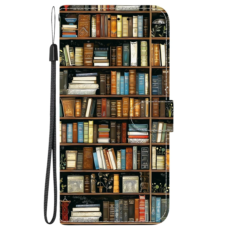 Solid Color Leather Flip Wallet Phone Case Cover
