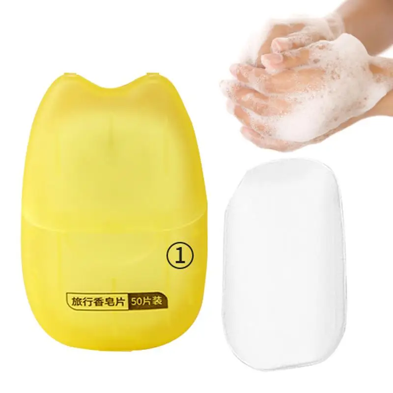 

Листы для мыла, листы для мыла для рук, пенообразующее бумажное мыло, 50 шт., ломтики мыла для путешествий, мини-мыло для дома и улицы