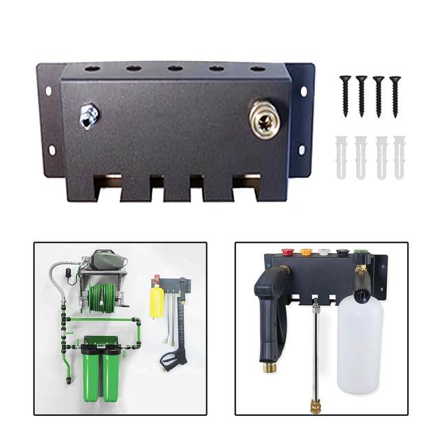 Pressure Washer Holder Mount Metal Premium Storage Rack Pressure Washer Tip Holder for Pressure Washer