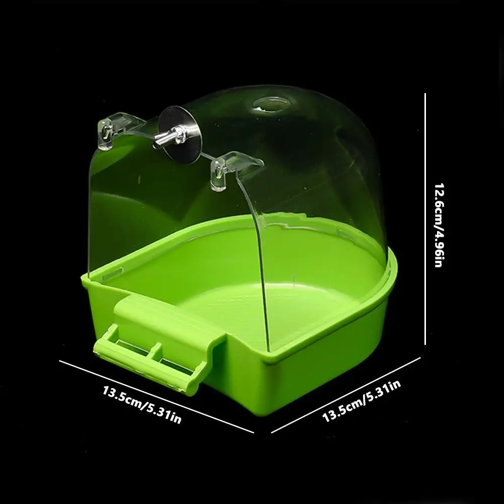 Bird Bath Bird Hanging Cockatiel Bath Cube Parrots Bathtub