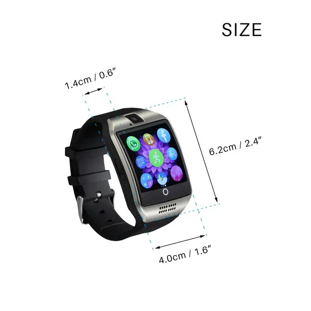 Bluetooth-Compatible Touch Screen Smart Watch Digital Fitness Device With Camera Sport Pedometer Watches Smartwatches 6