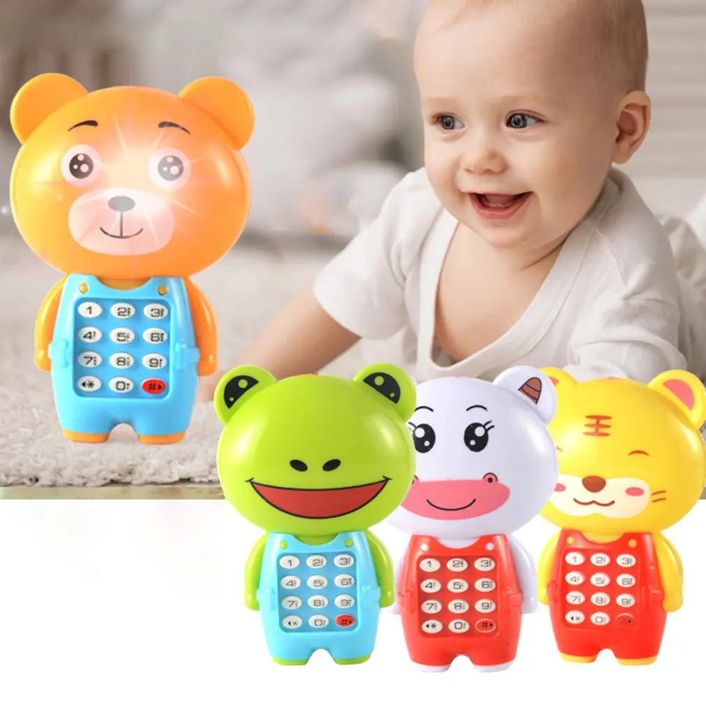 

1pc Baby Toy Music Mobile Phone Musical Cute Children Phone Toy Early Education Cartoon Telephone Cellphone Kids Toys Baby Toys