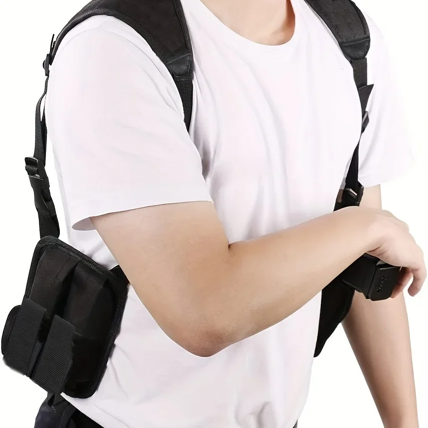 2024 New Tactical Armpit Pistol Holster Military Portable Hidden Holster Hunting Shooting Holster Shoulder Hanging Bag Holster 4
