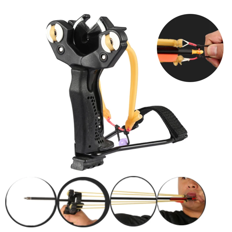 

Рогатка для стрельбы из лука Slingshot высокого качества для рыбалки искусственный лук для рыбалки