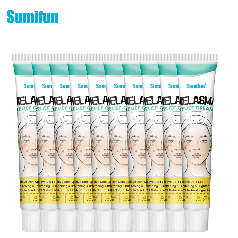 

10Pcs Sumifun Dark Spot Removal Fade Blemish Melasma Treatment Skin Whitening Face Cream Medical Plaster Facial Care
