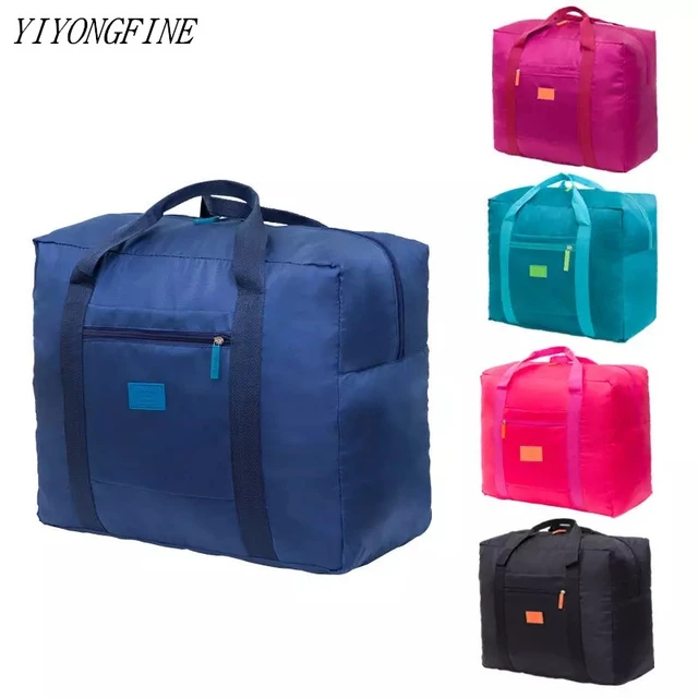 Bolsa de viaje plegable impermeable de viaje, bolsa de lona para mujer y  mujer, bolsa de lona para hombre de semana, bolsa de viaje en el asa de la