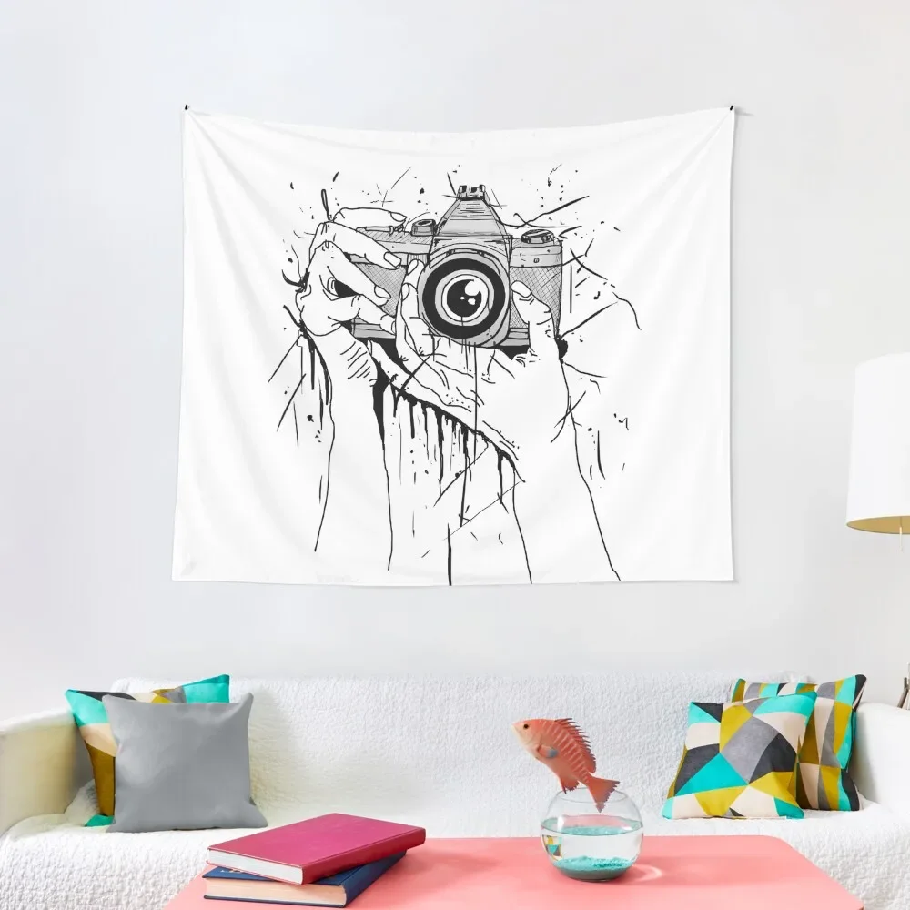 

Camera Art Tapestry Aesthetic Room Decor Wall Hangings Decoration Tapestry