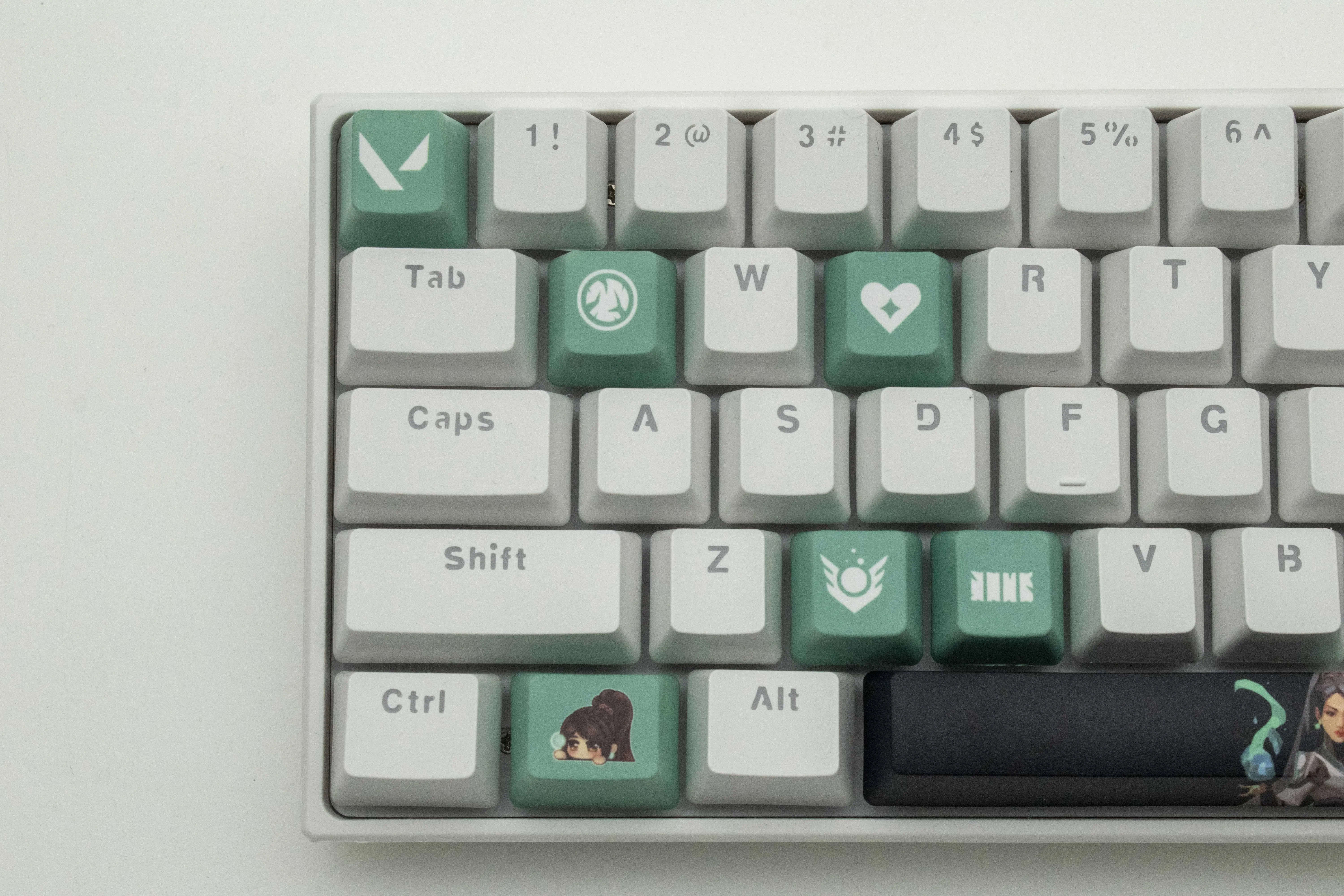 Chaves Pbt Corante Sub Keycaps do Perfil do Oem de Sage 10 - Imagem 2