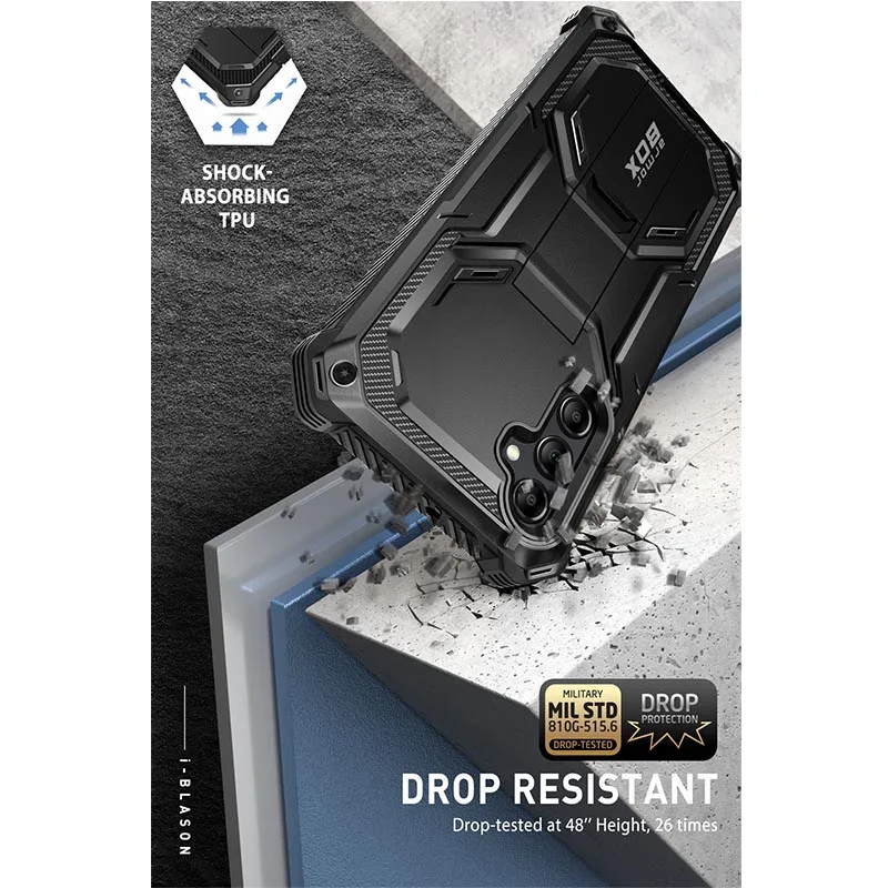 Armorbox Full-Body Rugged Shockproof Phone Case with Built-in Screen Protector & Stand