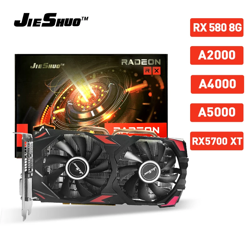 Совершенно новая видеокарта gpu Rx 580 8 ГБ для gamesNvidia RTX A2000 6 A4000 16 Гб A5000 24 | Компьютеры