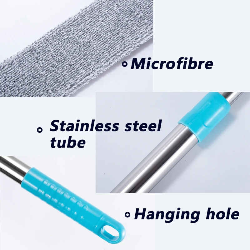 Broom Long Handle Dust Mops Floor Ceiling Cleaning Mops Bed Bottom Dust Cleaner Sofa Removal Brush Household Cleaning Tools dust mops
