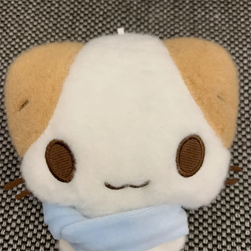 Masyumaro Fluffy Fuwa Nyanko Cat Plush Keychain Charm Key Chain Anime Kawaii Cute Women Bag Keychains Mascot Keyring Keyholder 5