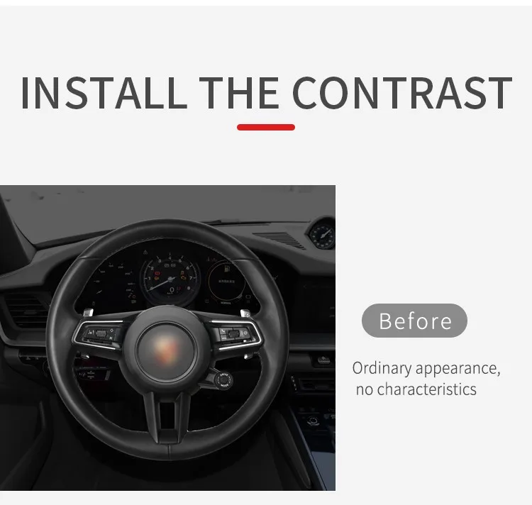 Replacement Paddle Shift For Porsche Carbon Fiber Steering Wheel Paddle Shifter T-carbon Shift Paddles