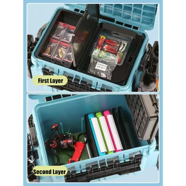 Fishing Tackle Box Rod Holder  Fishing Rod Storage Tackle Box - Fishing  Tackle Box - Aliexpress