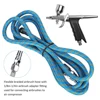 Airbrush Hose Nylon Braided Air Brush Hose With Standard 1/8" Size Fitting 1/4" For Connect Airbrush Painting Tools Compressor 2