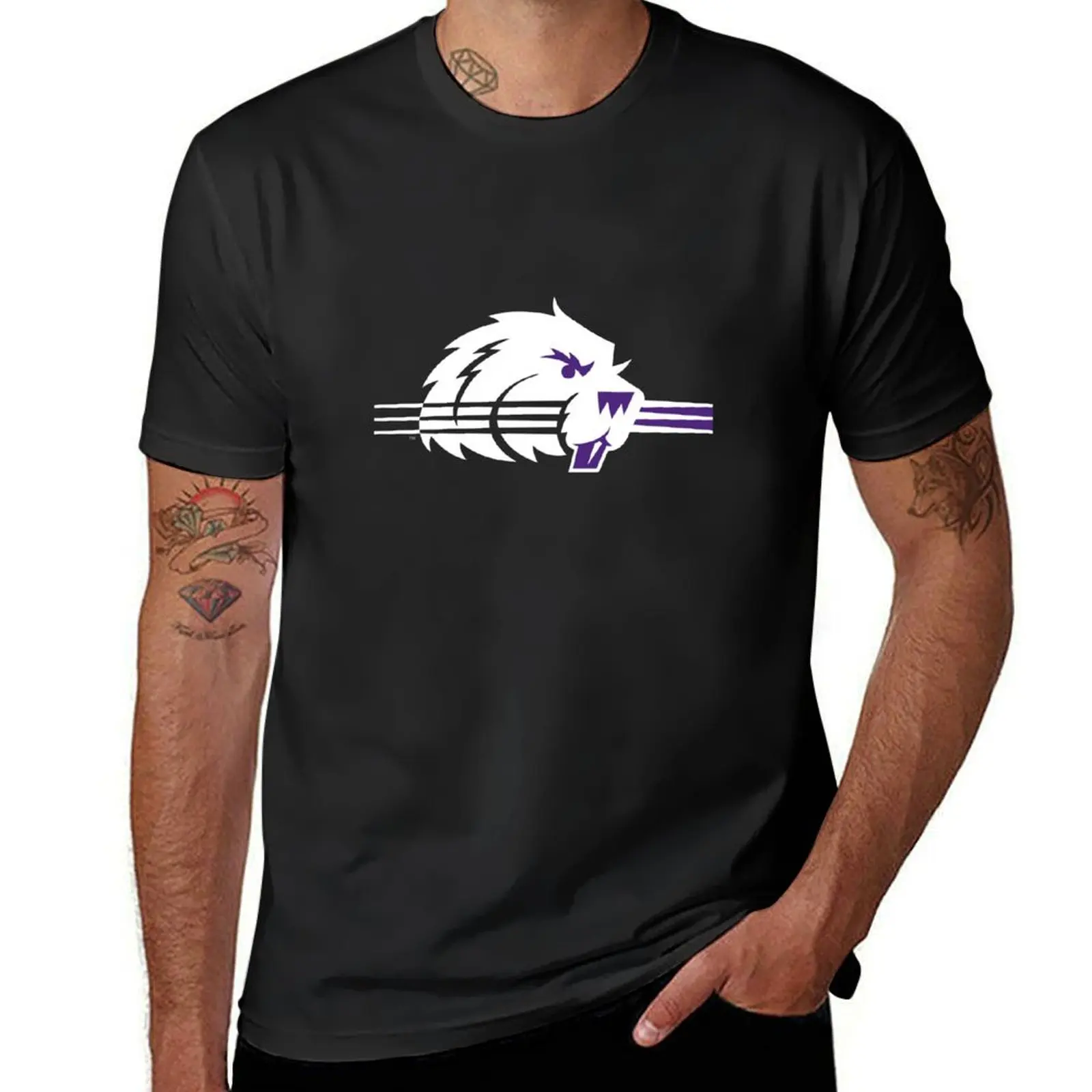 

The Bluffton Beavers T-Shirt funnys Short sleeve tee vintage animal prinfor boys mens graphic t-shirts hip hop