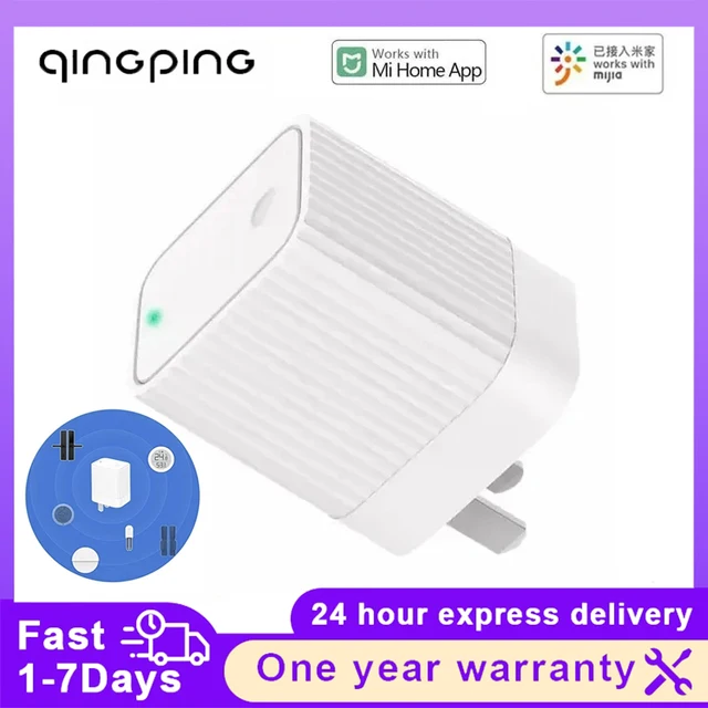 Qingping Bluetooth Gateway Hub Compatible WIFI Remote View Data Sub-Device Smart  Linkage Home Device for Xiaomi Mijia Mi home