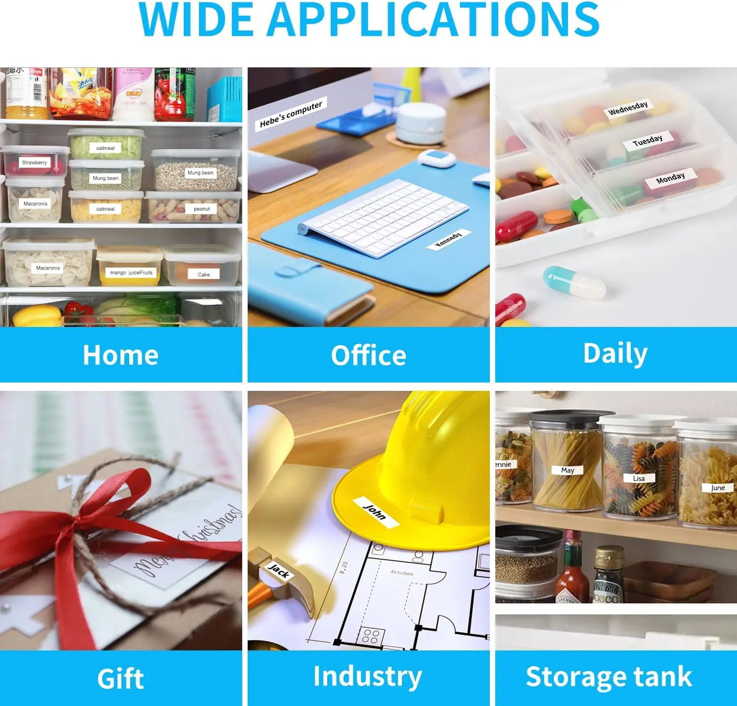 XR-12X XR-12WE 라벨 카트리지, CASIO KL-130 KL-120 430 라벨 메이커 프린터용, 9mm, 12mm, 18mm, 24mm, 5PK