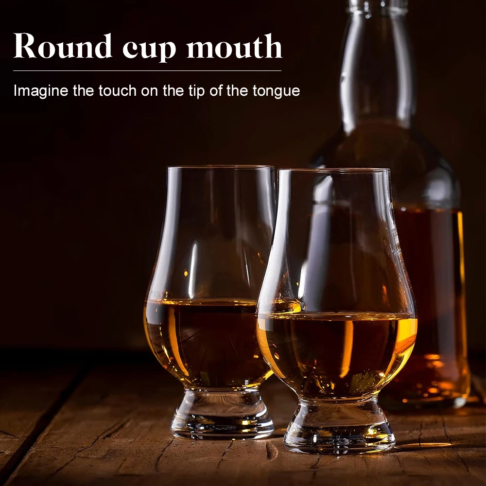 Description Picture 5 of item1/6PCS Whiskey Cup Transparent Lead Free Crystal Glass Whiskey Cup Set Glass Spirits Wine Glasses Scotch Drinking Glasses