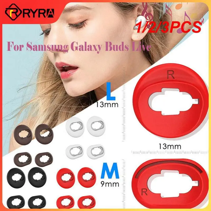 1/2/3 Pezzi Per Galaxy Buds Live Ear Tips Adattatore In Silicone Auricolari Di Ricambio Per Auricolari Per Galaxy Buds Accessori Dal Vivo