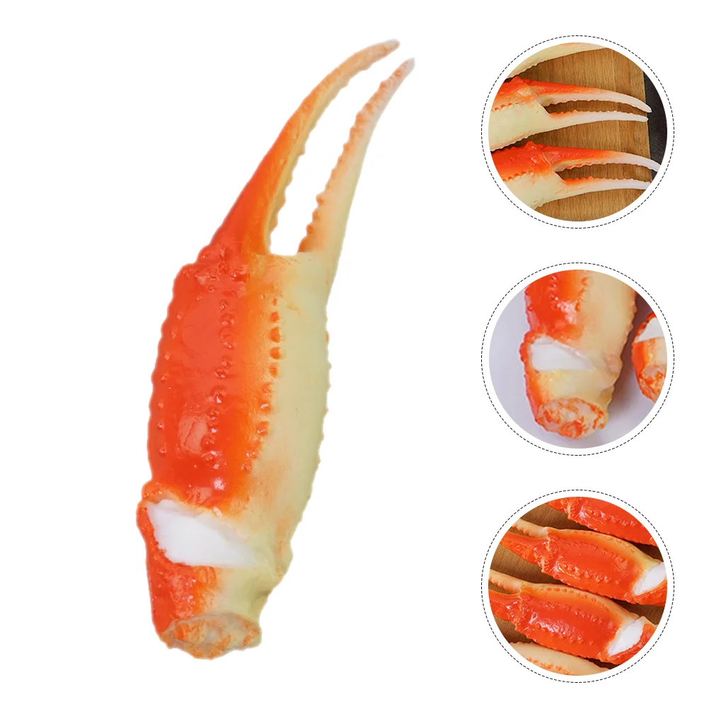 Imitation Crab Legs Simulated Claw Realistic Toy Decorate Pvc Learning Simulation