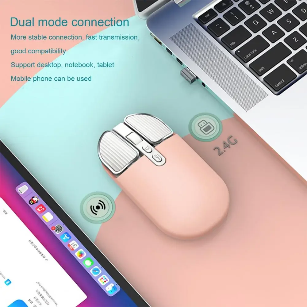 

Mice Practical Silent 5 Buttons Long Standby 2.4G Wireless Mouse for PC